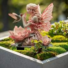 1 mô hình vườn cổ tích và chim 2D phẳng, trang trí nghệ thuật bằng acrylic, thích hợp cho cây trồng trong chậu, bãi cỏ, trang trí ngoài trời. - Ổ cắm nối đất nhiều màu - Xem 3