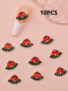 10/28 Peças Decorações de Arte de Unhas em Formas Mistas, Cor Sólida, Adequado para Manicure DIY de Mulheres e Meninas, Decoração de Jóias para Unhas, Suprimentos para Unhas, Encantos para Unhas, Gemas para Unhas