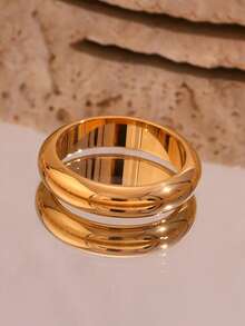 Customizable Wide Band Ring, Fashionable & Versatile, Suitable For Daily Wear By Women/Men, Engagement Ring, Valentine's Day Gift, Personalized Jewelry Gift