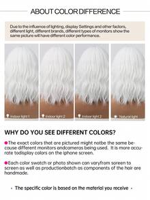 White Bob Wigs For Women Curly Wavy Wigs With Bangs Short Heat Resistant Synthetic Wigs For Party Costume Daily Wear Colorful Wigs Cosplay, Party Wedding Hair Wigs And Daily Wear Coachella Music Festival - 白色 - 查看 8