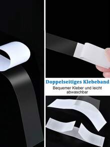 1 Stücke Mode Klebeband, reißfestes doppelseitiges Klebeband, transparentes und hautfarbenes Klebeband, 36 Stücke im Pack