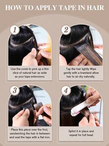 Yilite 18" 50g 20pcs Ombre R#22/613 Blonde Seamless PU Skin Weft Human Hair Extensions - S22/613 - View 6