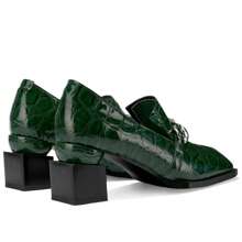 TDD Loafers For Women Patent Leather Buckle Square Toe Chunky Block Dress Slip On Wide Casual Comfortable Dressy High Heels Ladies Comfort Moccasins Elegantes 2 Inch Shoes