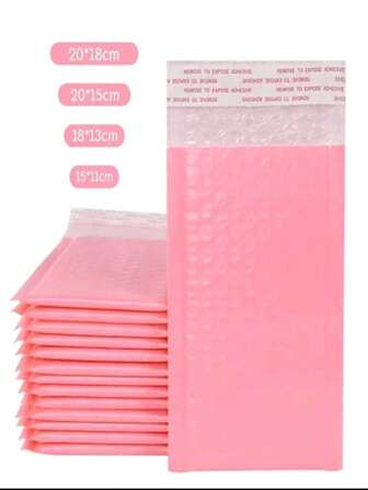 50pcs Macaron Color Thick Cushioned Bubble Envelopes - Exclusive For Women, Waterproof & Shockproof Mailer Bags For Cosmetics/Handmade Gifts, Multiple Sizes & Fashionable Design