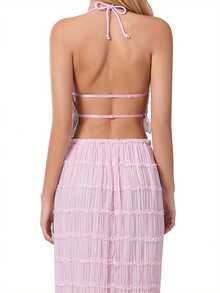 Women Tank Tops & Camis - Bright Pink - View 2
