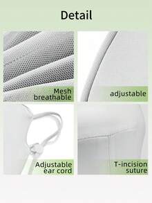 GOLOVEJOY 1pc Women's Summer Cycling Sunscreen Ice Silk Golf Face Mask, With Rhinestone Pattern, Versatile U-Shaped Design, Breathable Sun Protection Mask To Shield Eyes, Cheek, Neck - Unisex - Multicolor - View 10