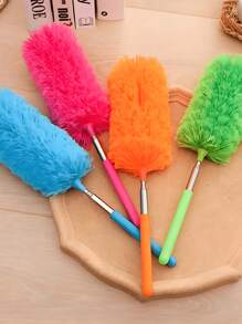 Adjustable Stretch Extend Microfiber Duster, Household Dusting Brush Tool, Anti Dusting Brush, Home Air-Condition Feather Car Furniture Cleaning Brush, Handle Extendable Feather Duster, Home Cleaning Brush,Family Home Furnishings