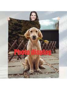 Unique Custom Pet Photo Blanket - Soft, Machine Washable Fleece For Small, Medium, And Large Breeds - Personalized Gift For Dog Lovers,Suitable For Mother's Day Gifts,Customized Kids Swaddling Blankets,Warm Ambience, Son, Daughter