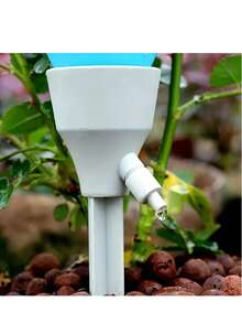 5pcs Plant Self-Watering Spike Set, Automatic Drip Irrigation Kits With Adjustable Flow, Plastic Watering Devices For Indoor & Garden Plants, No Battery Required, Fits Standard European & American Threaded Bottles - Multicolor - View 5