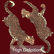 1pc Frameless Fashion Leopard Print Wall Decor, Burgundy Printed Artwork, Modern Wall Hanging, Vibrant Bold Gift, Leopard Print Gift, Dopamine Decor - Multicolor - View 8