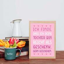 Birthday Card For Dad (With Envelope) - Dad's Birthday Gift, Father's Day Gift, Anniversary Gift - Gift From Daughter To Dad - Dad's Birthday Gift, Mother's Day Gift, Wedding Gift, Boyfriend Gift, Thank You Card, Graduation Gift, Bride Gift