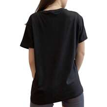 Fashionable Women's T-Shirt 2026, With Love Quotes, Casual And Emotional Clothing For Mother's Day Gift - 黑色 - 查看 4
