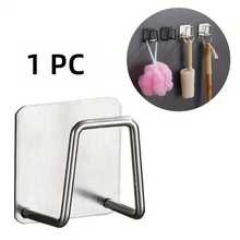 1/2/4pcs Stainless Steel Sponge Holder For Kitchen Sink,Scrub Holder For Kitchen Sink Sponge Holder Dish Scrubber Holder Kitchen Sponge Holder For Sink,Adhesive Sponge Hooks For Bedroom Bathroom Restroom, Christmas Mantel Decor, Christmas Home Inspo - Multicolor - View 15