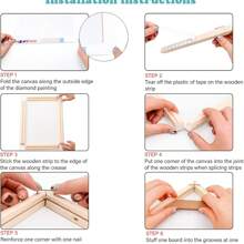 1 Set Wooden Picture Frame DIY Wood Strips Assembly Kit (For Gallery Framing Oil Painting/Installing Stretched Canvas Bars), Size Options 12x16, 16x20, 16x24 Inches, Poster Decoration - Current Fashionable, Cost-Effective