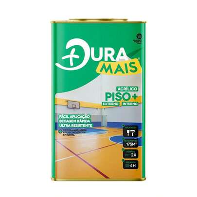TINTA PARA PISO ACRILICA PREMIUM 18L  DURAMAIS VÁRIAS CORES GRAFITE TINTA BARATA