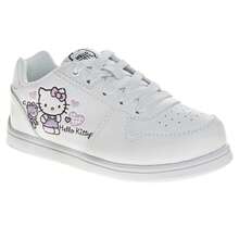 Hello Kitty Pink Hearts Adult's Sneakers - White - View 6