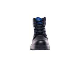 Bota Botin Calazado de Seguridad Industrial Para Hombre Dielectrica Casco de Poliamida Piel Suela Antiderrapante Tallas 25 a la 30 M091CP - Negro - Ver 3