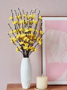 仿真樱花枝，适用于春夏季室内装饰、婚礼、家庭办公室、卧室派对、餐桌中心装饰、婚礼装饰、生日派对装饰、卧室、家居装饰