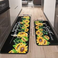 DeramHy home Neuankunft 2025! Landhausstil Küchenläufer Sets, 1 Stück rutschfeste Küchenläufer und Matten, waschbare Küchenmatten für Küchenbodenmatten, Läufer für Flur, Wäscheraum Dekoration 50 x 80 cm, 40 x 120 cm Raumdekoration Schulanfang