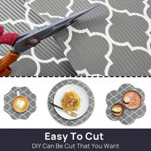 1 Roll Shelf Liner For Kitchen Cabinets Refrigerator Liners, Waterproof & Oil-Proof Kitchen Cupboard Liner, Plastic Drawer Mats EVA Material, Non Adhesive Fridge Liner For Shelves ,Dehumidifier For Home