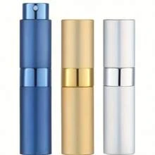 3Pcs 8ML Travel Refill Spray Perfume Bottles, Rotating Glass Perfume Containers