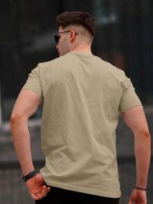 Men's Boos T-Shirt Set Bermuda Tactel With Pocket Casual  Kit - 米色 - 查看 4