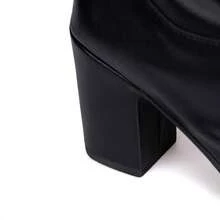 Domidona Women Fashion Boots - 黑色 - 查看 7