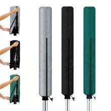 1 buc. Husă rotativă impermeabilă pentru frânghie de rufe, 165/180 cm, 360° - Protector pentru uscător cu fermoar, rezistent la intemperii, cu rezistență UV, adăpost pentru uscător de exterior și accesoriu pentru umbrelă de grădină