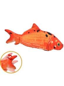 1 pieza Juguete eléctrico de pez flácido para gatos, práctico y multifuncional