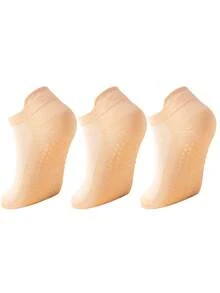 1/3/6/8双/包随机款 女春夏薄款透气运动防滑运动袜马卡龙色适合瑜伽普拉提防滑硅胶袜居家健身跑步袜短袜 - 彩色 - 查看 24