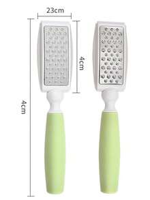ANDVICTORY 1pc Pedicure Tools Professional Foot File Scrubber With Catcher Double-Sided Dead Skin Remover Rasp For Feet Care Spa Tool - Multicolor - View 6