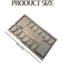 K-12 学年相框，优质毕业纪念品，木制学年相框，适合毕业礼物和派对装饰 - 彩色 - 查看 7