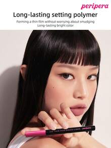 Peripera K-Beauty Ink Thin Thin Brush Liner 0.12mm 细液体眼线笔，眼线笔，颜色浓郁，墨水流动顺滑，速干，防水防汗，日常彩妆，韩妆 - #01 Black Noir(new) - 查看 5