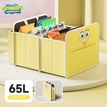 SPONGEBOB 1 Stück Auto Kofferraum Aufbewahrungsbox - Essenzielles Autozubehör, Autolagerbehälter, praktischer Fahrzeug-Organizer für das Autoinnere.