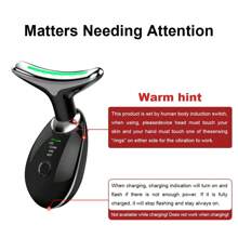 LED Micro-Current Massager Handset Firming Wrinkle Removal Device For Neck Face Skin Care Tightens And Lifts