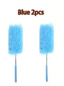 Adjustable Stretch Extend Microfiber Duster, Household Dusting Brush Tool, Anti Dusting Brush, Home Air-Condition Feather Car Furniture Cleaning Brush, Handle Extendable Feather Duster, Home Cleaning Brush,Family Home Furnishings