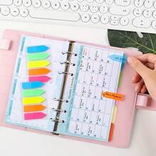 Monthly Weekly Planner Refills Budget Paper Kit For A6 Binder Cover, 6 Ring Planner Accessory, Money Organizer For Cash (Greenery) - 彩色 - 查看 6