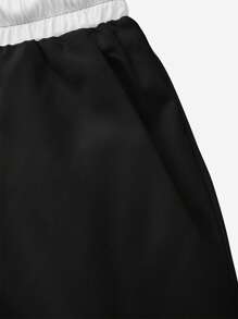 Shorts de verano para hombre con cintura con cordón, bolsillos laterales, de secado rápido, forro de malla, con estampado de patrón, diseño gráfico 3D a contraste de gaviota, casuales y de moda para la playa y vacaciones