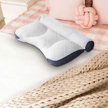NetHong Cervical Memory Foam-Pillow For Neck And Shoulder Pain,Ergonomic Orthopedic UK - White - View 8
