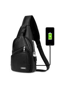 男士休闲简约胸包，轻便旅行单肩斜挎包，学生斜挎包斜挎包街头潮流