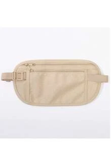 Travel Money Belt - Slim Passport Holder RFID Blocking Travel Pouch To Protect Cash, Credit Cards And Travel Documents Storage Bag