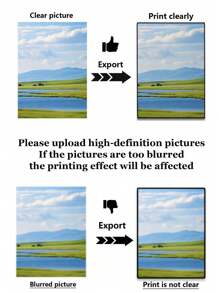 1 Pc, Optional Frame, Customizable High-Quality Printing And Painting, Customizable Photos, Wall Art Posters, Home Decoration, Mother's Day Gift, A Unique Gift For/Family/Boyfriend/Girlfriend/Husband/Wife, Very Suitable For Birthdays, Anniversaries, Weddings