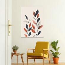 1pc/3PCS Wall Arts Posters Modern Minimalist Botanical Suitable For Residential And Dormitory Walls, Living Room And Bar Decoration, Dining Room Or Bathroom, Room Decoration, Frameless High-Quality, Indoor/Outdoor Canvas Art, Frameless/Framed Canvas Art Frameless