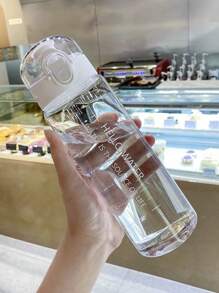 1 pieza Botella de agua para niños, regalo lindo para niñas, vaso de agua portátil adecuado para exteriores, deportes, estudiantes