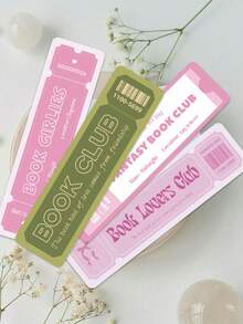 30pcs/Set Funny Book Lover Club Paper Bookmarks, DIY Cartoon Page Marking For Students Readers Library Office Journal Page Markers,School Supplies,Back To School - Multicolor - View 6