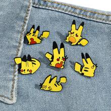 Pocket Monsters 1/6 Pcs Cartoon Anime Brooch Set Creative Pikachu Enamel Pin Jewelry Fashion Animal Metal Badge Backpack Clothing Accessories A Gift For Friends - One Size - View 3