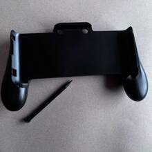 1pc New 2DSXL Grip Handle With Stand, Enhances Gaming Experience With & Without Stylus Pen - Black - View 8