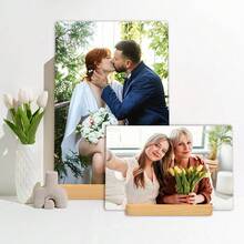 Customized Photo Gifts: Metal Photo Frames With Personalized Photos And Prints, Perfect For Family, Friends, And Loved Ones. Unique Wedding Gifts, Customized Photo Gifts To Cherish Beautiful Moments, Record Every Special Time Worth Celebrating, And Give To Mom, Grandma, Lover, Best Friend, Dad - Multicolor - View 6