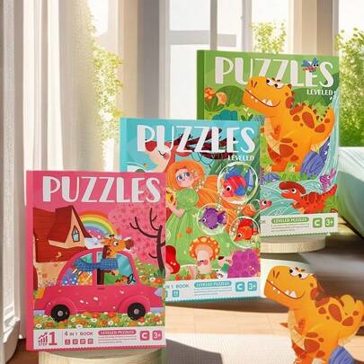 Libri di puzzle, puzzle magnetici per bambini, giocattoli puzzle per bambini, giocattoli puzzle Montessori per l'apprendimento prescolastico per bambini e bambine, pirata fate, puzzle da 200 pezzi, puzzle di frutta, puzzle, puzzle a incastro, libri di puzzle, puzzle, gioco di puzzle, puzzle per bambini