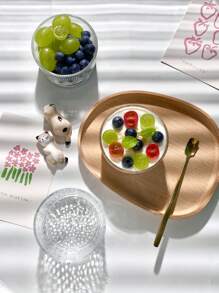 1pc Round Ice Cream Glass Bowl, Classic Vertical Pattern, Hammer Pattern Design, Simple And Elegant, Simple Snack Fruit Bowl, Kitchen Dessert Bowl, Suitable For Summer Family Ice Cream, Fruit, Nuts, Yogurt, Dessert, Snacks, Afternoon Tea Dessert Bowl
